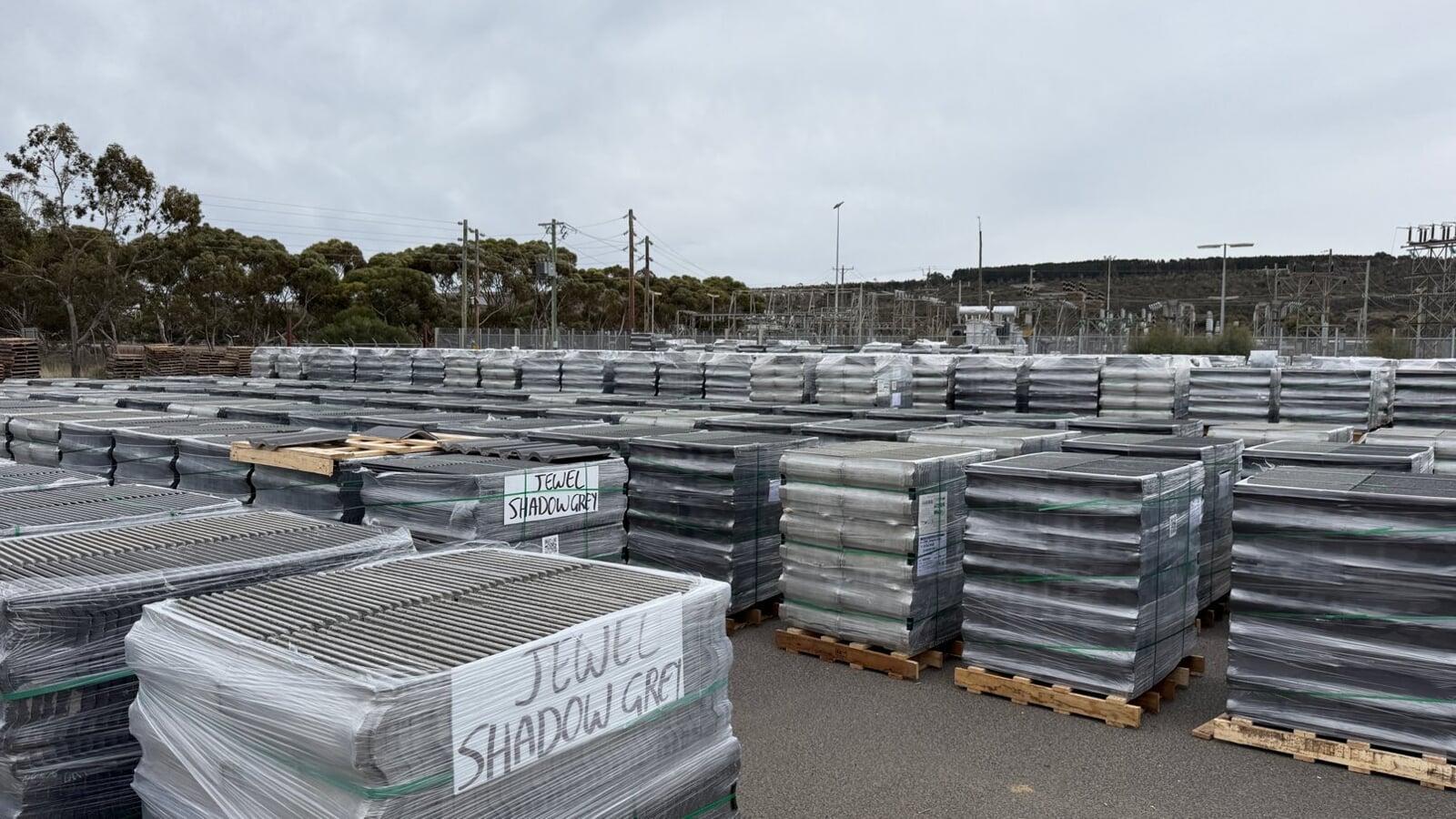 Concrete Roof Tile Supply Yard Melbourne